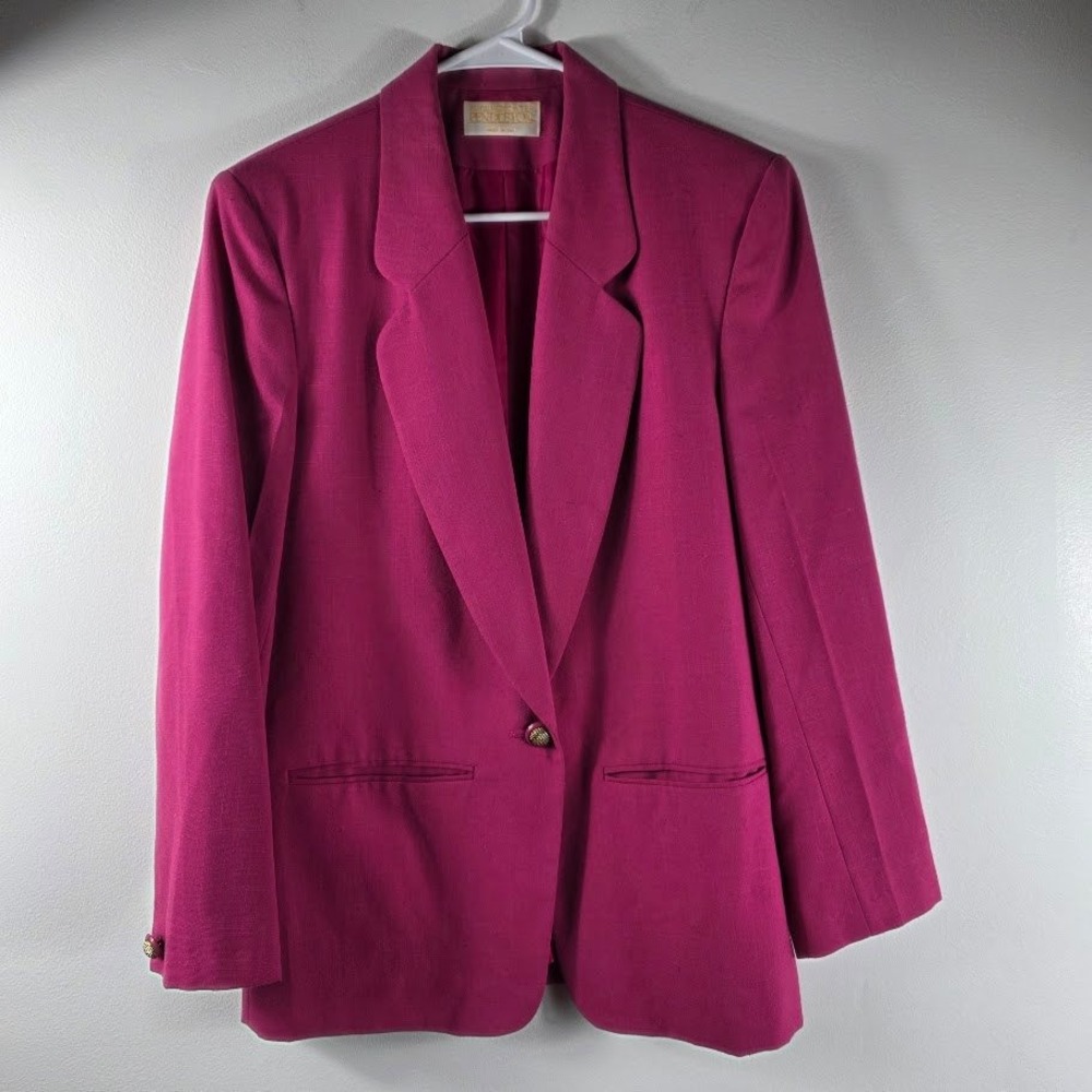 Pendleton Vtg Barbie Core Blazer Women's‎ Size M Button Up Single Breasted